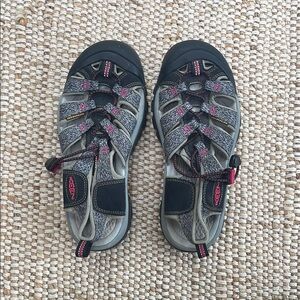 Keen Waterproof Black and Gray Hiking Sandals- Women’s